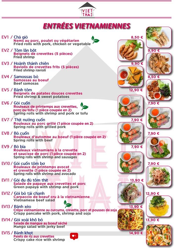 Viet Thai - Menu Image 2